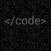 binaire code numérique La technologie Contexte. ordinateur Les données par 0 et 1. algorithme binaire Les données code, décryptage et codage. vecteur illustration