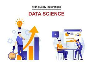 haute qualité Les données science illustration vecteur