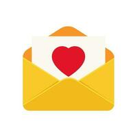 l'amour email enveloppe vecteur
