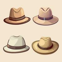 Haut chapeau vecteur graphique collection.