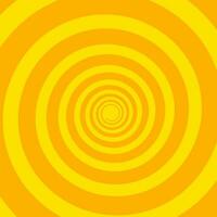 spirale ligne Jaune demi-teinte modèle abstrait vecteur illustration.