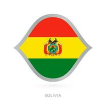 Bolivie nationale équipe drapeau dans style pour international basketball compétitions. vecteur