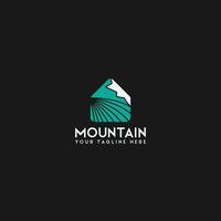 vecteur de logo de montagne