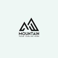 vecteur de logo de montagne