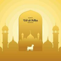 eid Al adha vecteur illustration Contexte islamique style