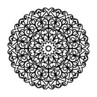 gratuit Oriental modèle, ancien décoratif éléments. Islam, arabe, Indien, marocain, turc ottoman motifs coloration page. fleur mandala vecteur illustration.