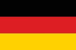 drapeau de Allemagne. allemand drapeau vecteur