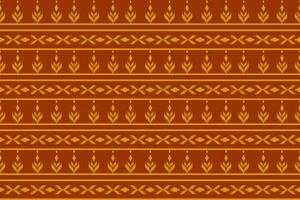 Orange en tissu ikat modèle art. géométrique ethnique sans couture modèle traditionnel. Américain, mexicain style. vecteur
