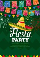 fête mexicain fête fête vecteur affiche