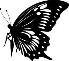 papillon, noir et blanc vecteur illustration