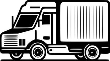 un camion - haute qualité vecteur logo - vecteur illustration idéal pour T-shirt graphique