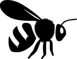 abeille - minimaliste et plat logo - vecteur illustration