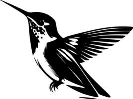 colibri - minimaliste et plat logo - vecteur illustration