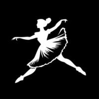 ballet, minimaliste et Facile silhouette - vecteur illustration