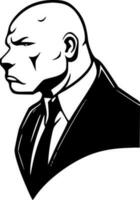 pitbull, minimaliste et Facile silhouette - vecteur illustration