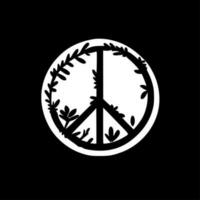 paix - minimaliste et plat logo - vecteur illustration