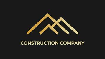 création de logo de chantier vecteur
