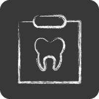 icône radiographie. adapté pour médicament symbole. craie style. Facile conception modifiable. conception modèle vecteur