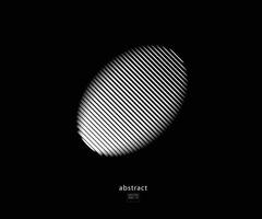 conception géométrique minimaliste pour logo couleur noir et blanc vecteur