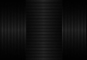 Abstrait noir avec motif de lignes diagonales vecteur