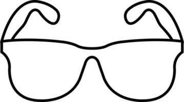 des lunettes de soleil nuances des lunettes vecteur