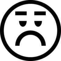 ennuyé emoji émoticône vecteur