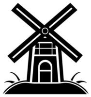 Moulin à vent vecteur icône site Internet ux ui