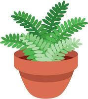 plante dans pot, décoration plante vecteur