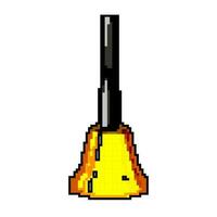 rappel cloche Jeu pixel art vecteur illustration