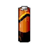 électrique batterie énergie Jeu pixel art vecteur illustration