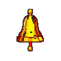 du son cloche Jeu pixel art vecteur illustration