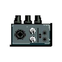 chanson l'audio interface Jeu pixel art vecteur illustration