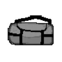 aventure sac camp Jeu pixel art vecteur illustration