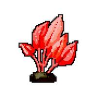 sous-marin aquarium plante Jeu pixel art vecteur illustration