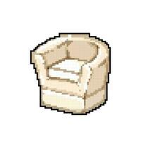 conception fauteuil chaise Jeu pixel art vecteur illustration