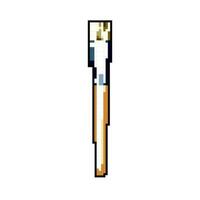 travail artiste peindre brosse Jeu pixel art vecteur illustration