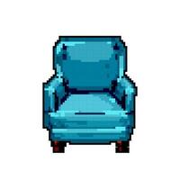 moderne fauteuil chaise Jeu pixel art vecteur illustration