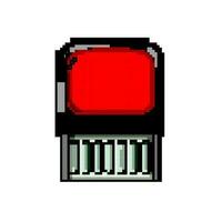 affaires timbre manipuler Jeu pixel art vecteur illustration