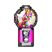 jouet bubblegum machine Jeu pixel art vecteur illustration