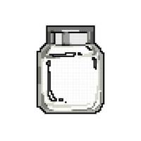 bouteille verre récipient Jeu pixel art vecteur illustration