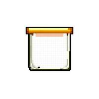 boîte verre récipient Jeu pixel art vecteur illustration