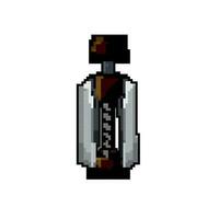de l'alcool un tire-bouchon du vin Jeu pixel art vecteur illustration