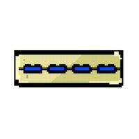 La technologie USB centre Jeu pixel art vecteur illustration