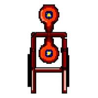 Jeu tournage cible Jeu pixel art vecteur illustration