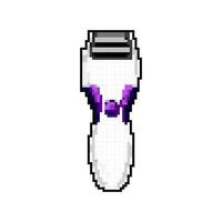 tondeuse rasoir électrique Jeu pixel art vecteur illustration