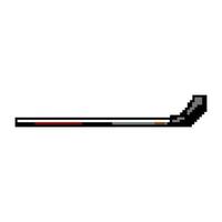 équipe le hockey bâton Jeu pixel art vecteur illustration