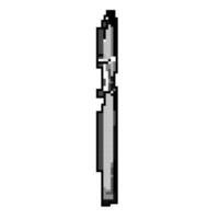 lame scalpel chirurgie Jeu pixel art vecteur illustration