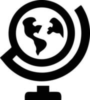 globe planète Terre icône symbole vecteur image