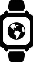 globe planète Terre icône symbole vecteur image