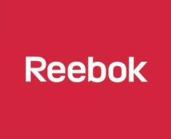 reebok marque logo Nom blanc symbole vêtements conception icône abstrait vecteur illustration avec rouge Contexte